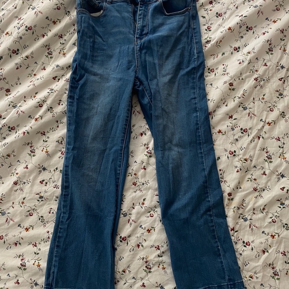 Distressed Flare Bottom Jeans - Picture 2 of 4